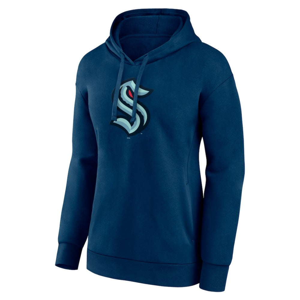 Seattle Kraken Women's Primary Logo Pullover Hoodie - Deep Sea Blue | US 5231783