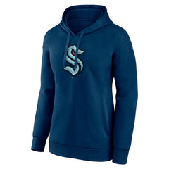 Seattle Kraken Women's Primary Logo Pullover Hoodie - Deep Sea Blue | US 5231783