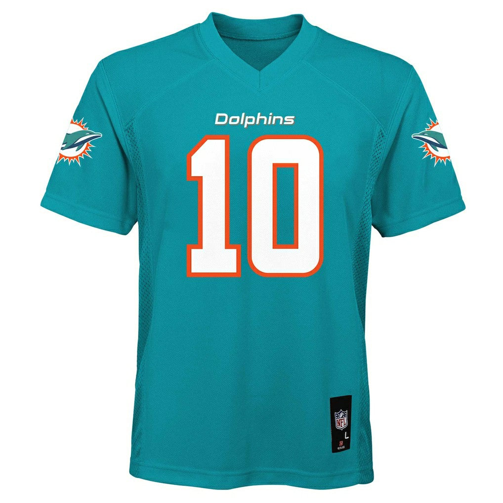 Tyreek Hill Miami Dolphins Youth Replica Player Jersey - Aqua Jerseys