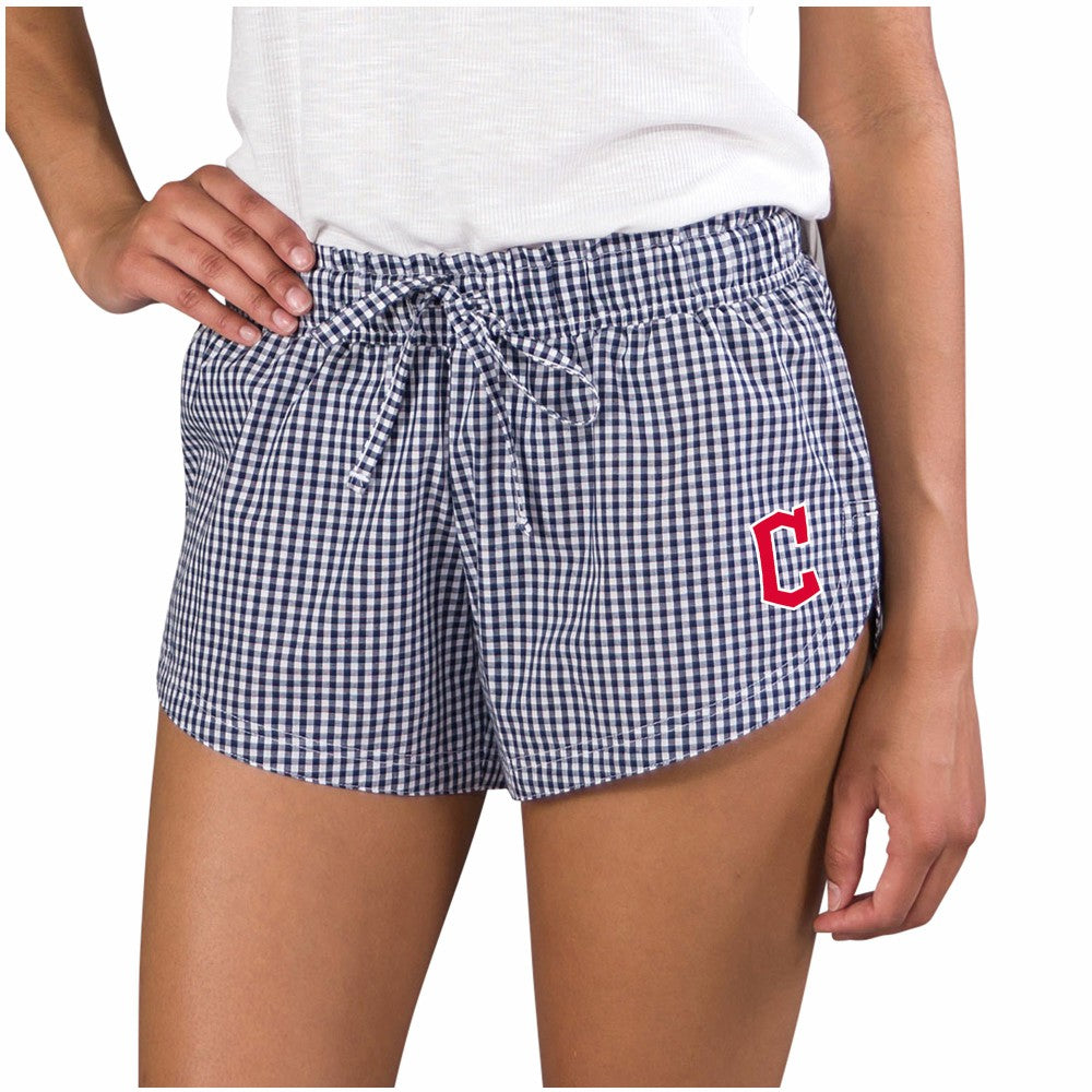 Cleveland Guardians Concepts Sport Women's Tradition Woven Shorts - Navy Shorts