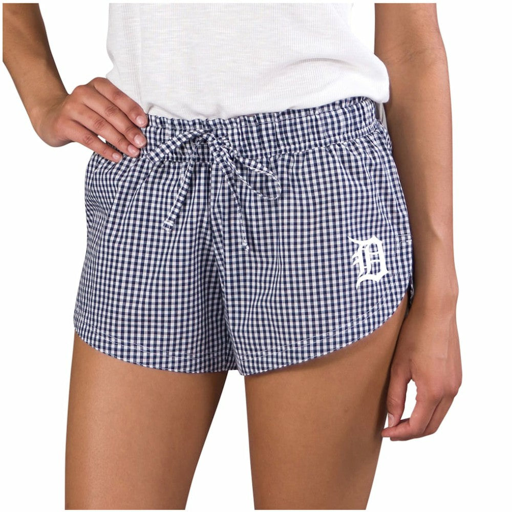 Detroit Tigers Concepts Sport Women's Tradition Woven Shorts - Navy Shorts