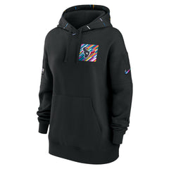 Houston Texans Women's 2023 NFL Crucial Catch Club Pullover Hoodie - Black Hoodies