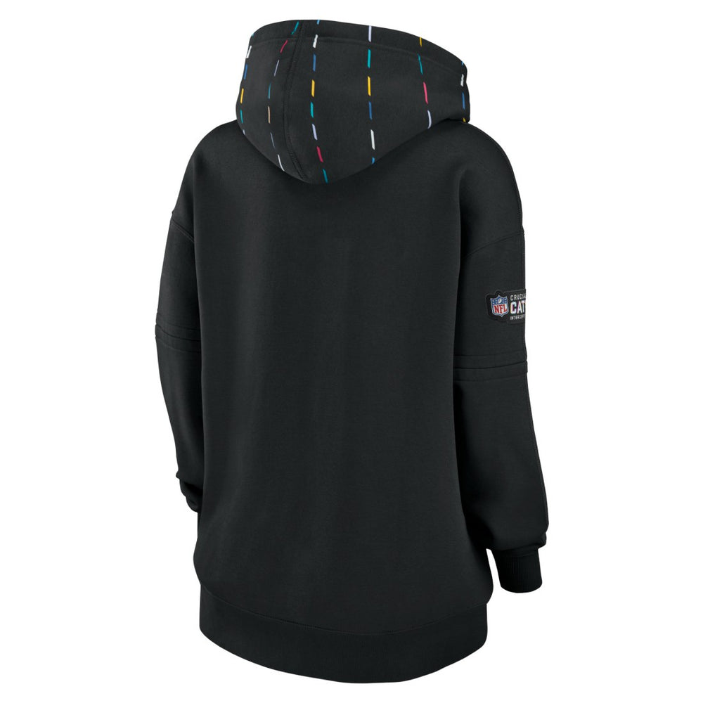 Houston Texans Women's 2023 NFL Crucial Catch Club Pullover Hoodie - Black Hoodies