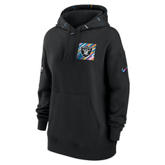 Las Vegas Raiders Women's 2023 NFL Crucial Catch Club Pullover Hoodie - Black Hoodies