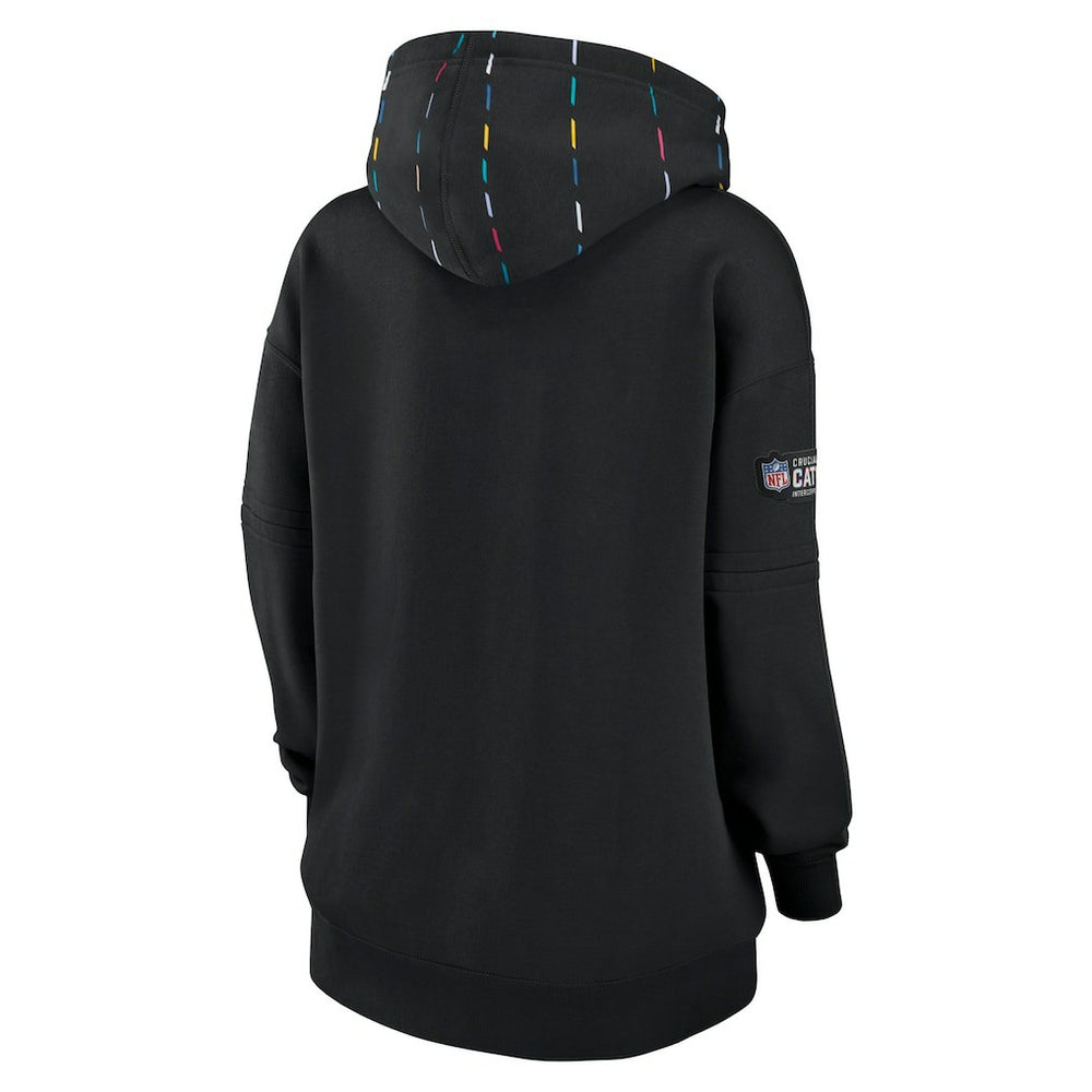 Las Vegas Raiders Women's 2023 NFL Crucial Catch Club Pullover Hoodie - Black Hoodies