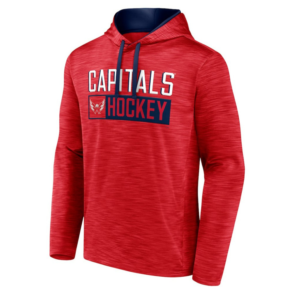 Washington Capitals Fanatics Close Shave Pullover Hoodie - Heather Red | US 5232463