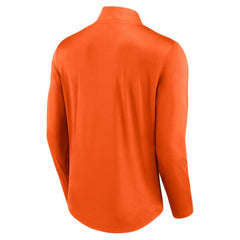 Philadelphia Flyers Fanatics Mock Neck Quarter-Zip Top - Orange | US 5232716
