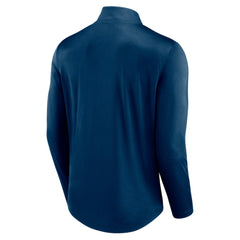 Seattle Kraken Fanatics Mock Neck Quarter-Zip Top - Deep Sea Blue | US 5232720