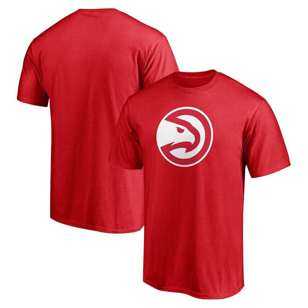 Atlanta Hawks Primary Logo Team T-Shirt Red