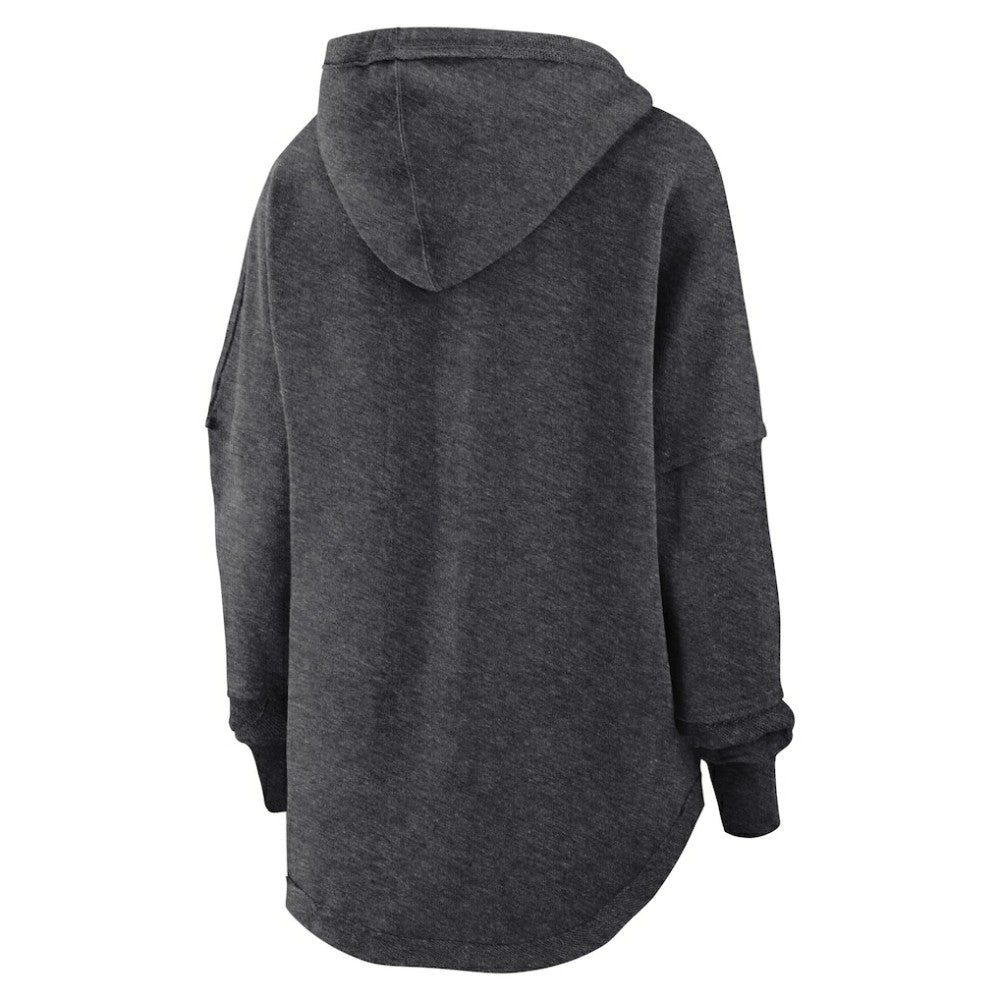 San Francisco Giants Fanatics Women's Luxe Pullover Hoodie - Heather Charcoal Hoodies
