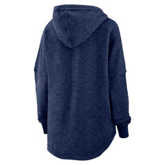 Boston Red Sox Fanatics Women's Luxe Pullover Hoodie - Heather Navy Hoodies
