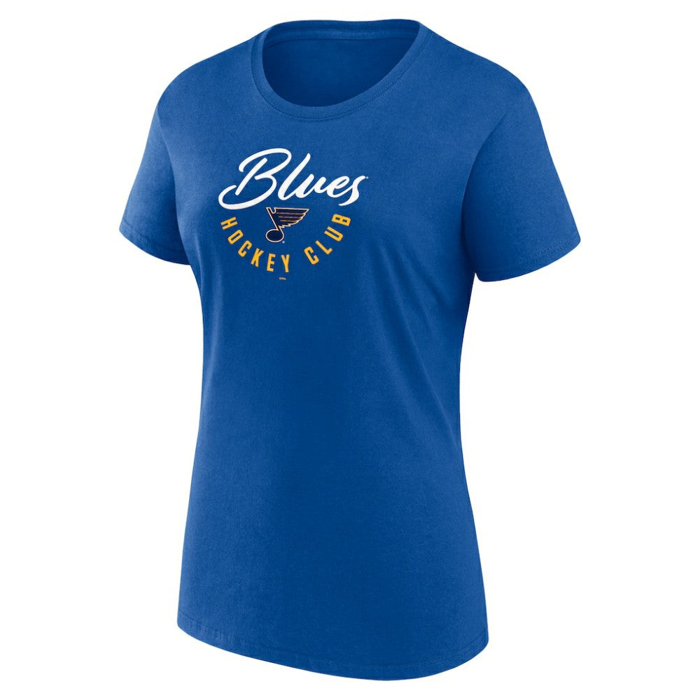 St. Louis Blues Fanatics Women's Long and Short Sleeve Two-Pack T-Shirt Set - Blue | US 5233298