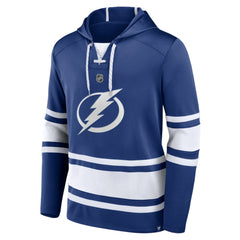 Nikita Kucherov Tampa Bay Lightning Fanatics Name & Number Lace-Up Pullover Hoodie - Blue | US 5234226