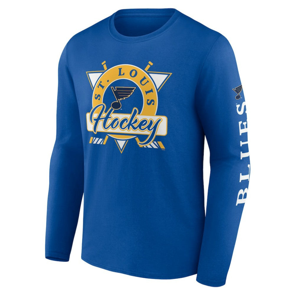 St. Louis Blues Fanatics Rinkside Long Sleeve T-Shirt - Blue | US 5236834