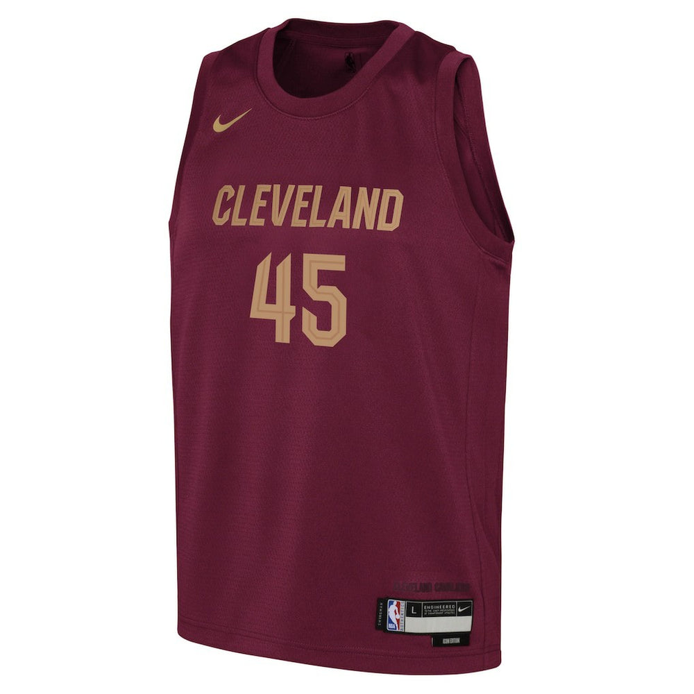 Donovan Mitchell Cleveland Cavaliers Youth Swingman Jersey Icon Editi- Wine - Nike