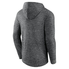 St. Louis Blues Fanatics Stacked Long Sleeve Hoodie T-Shirt - Heather Charcoal | US 5242319