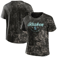 Seattle Kraken Fanatics Women's Breakaway T-Shirt - Black | US 5242460