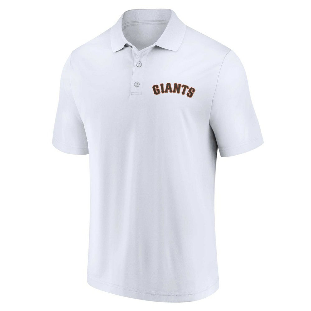 San Francisco Giants Fanatics Two-Pack Logo Lockup Polo Set - Black/White