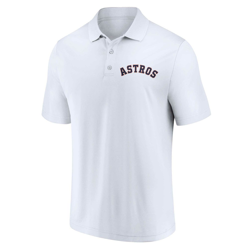 Houston Astros Fanatics Two-Pack Logo Lockup Polo Set - Navy/White