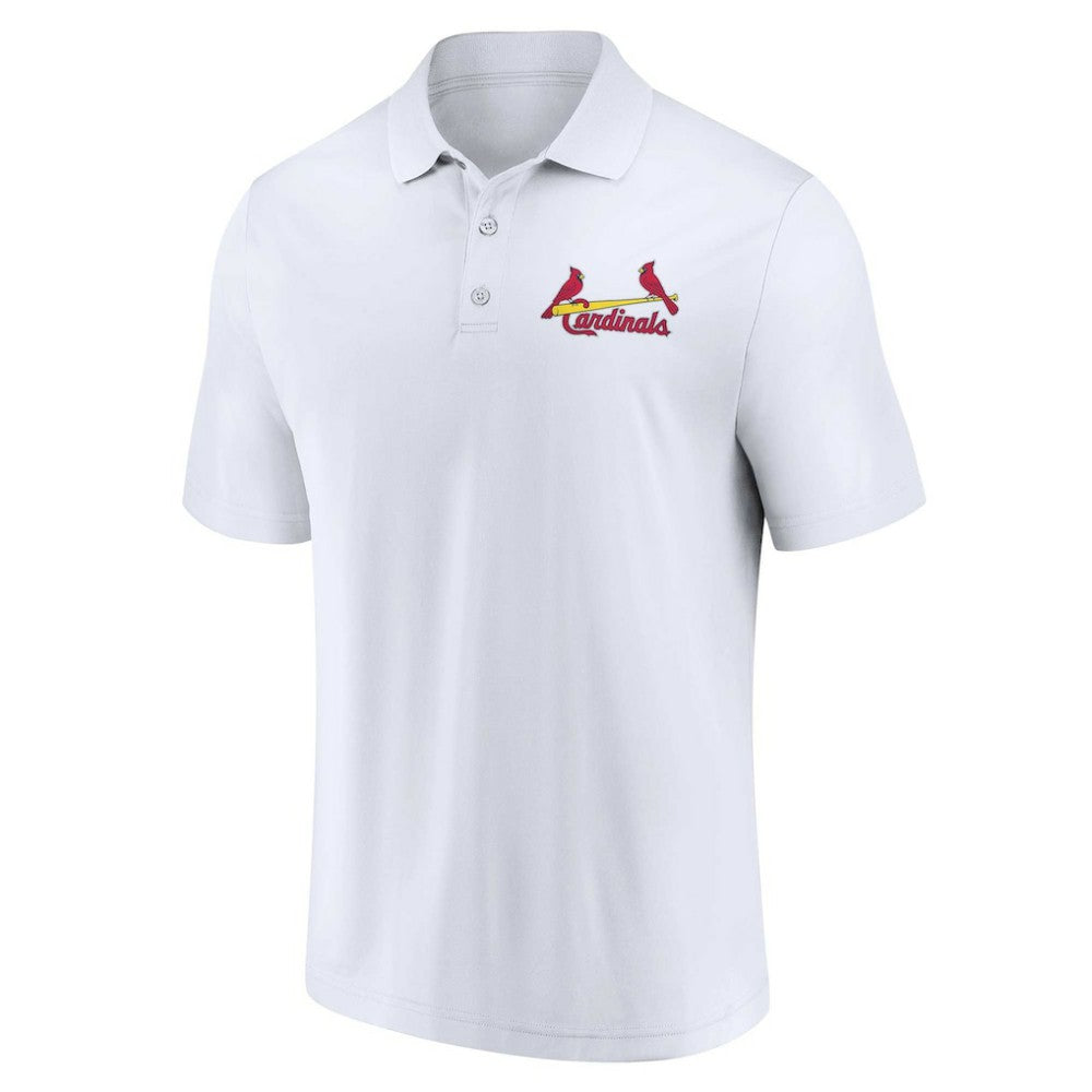 St. Louis Cardinals Fanatics Two-Pack Logo Lockup Polo Set - Red/White