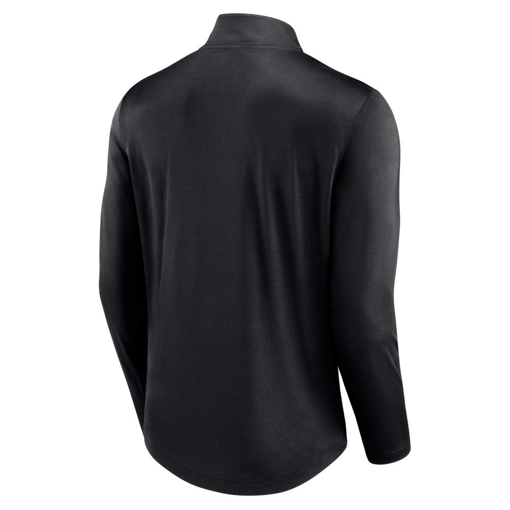 Miami Marlins Fanatics Quarterback Quarter-Zip Top - Black Tops