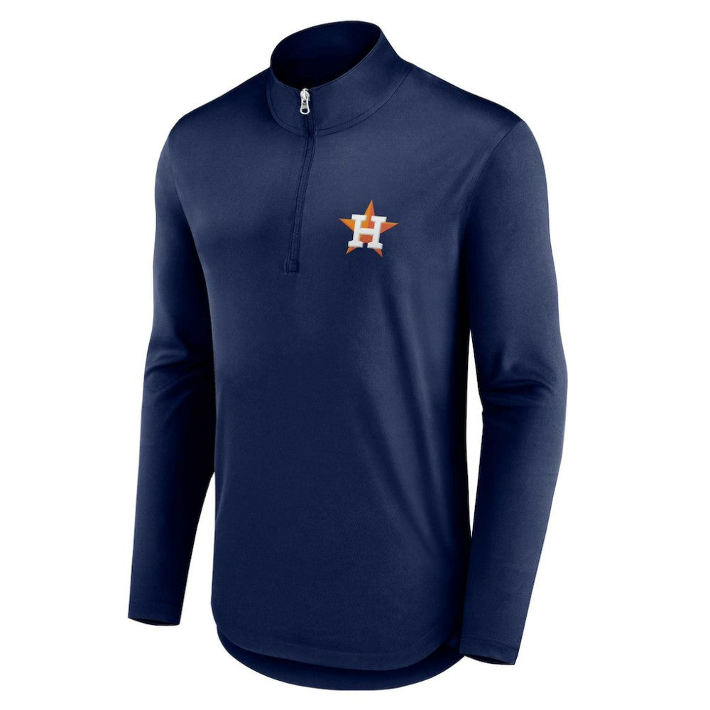 Houston Astros Fanatics Quarterback Quarter-Zip Top - Navy Tops