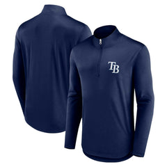 Tampa Bay Rays Fanatics Quarterback Quarter-Zip Top - Navy Tops