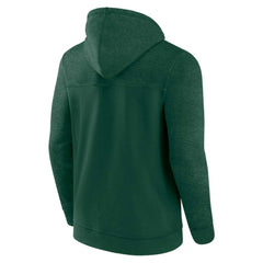 Athletics Fanatics Offensive Line Up Lightweight Full-Zip Hoodie - Green Hoodies