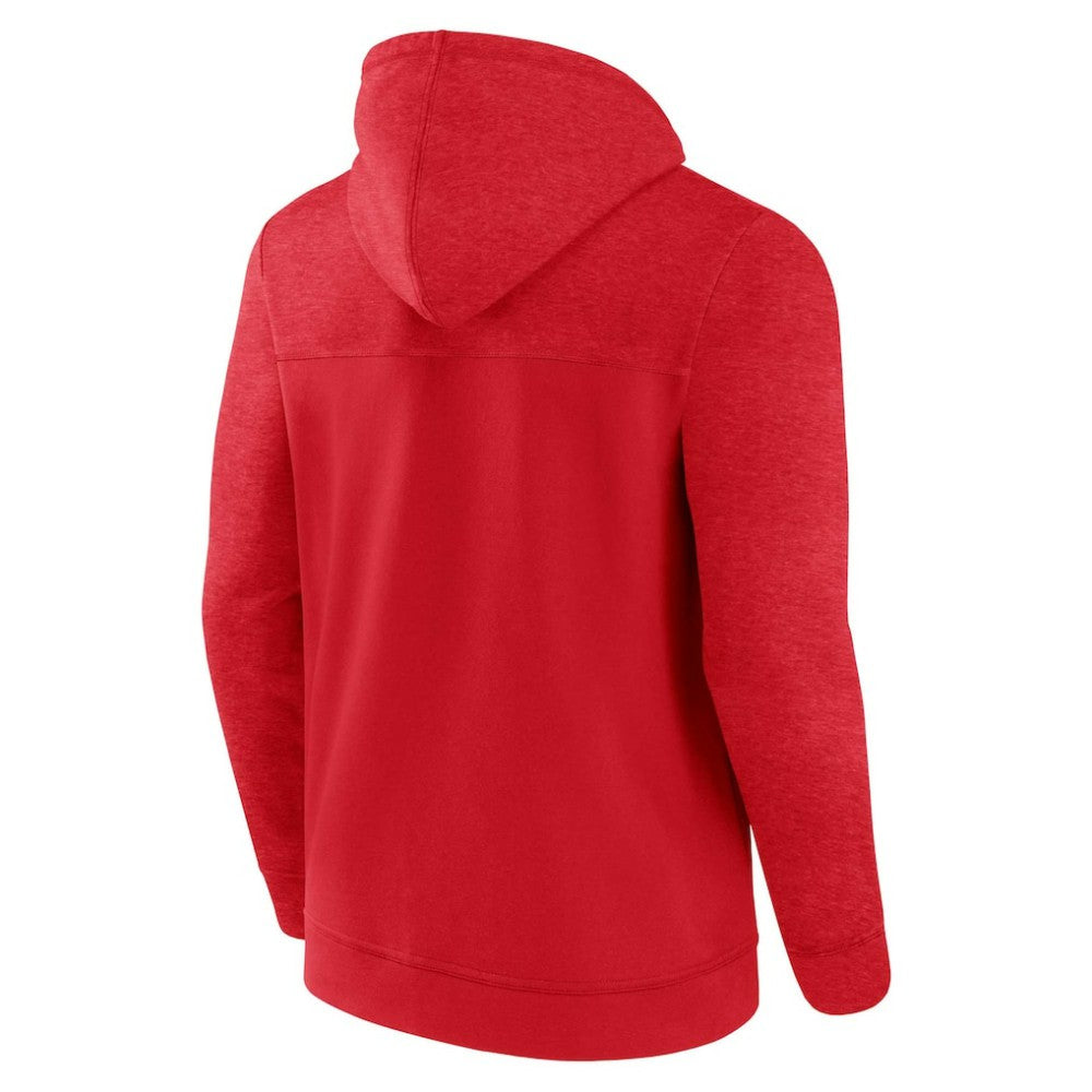 St. Louis Cardinals Fanatics Offensive Line Up Lightweight Full-Zip Hoodie - Red Hoodies