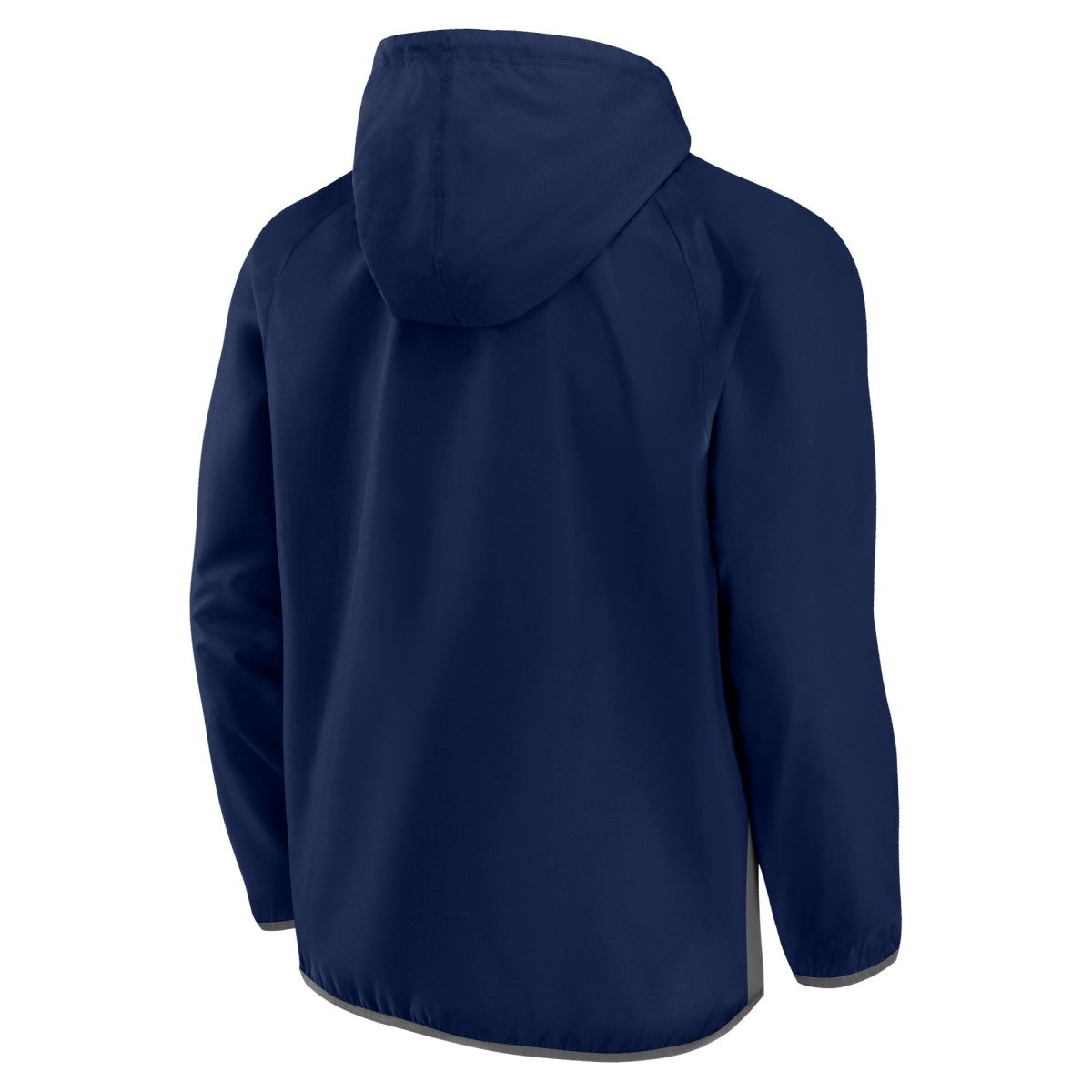 Memphis Grizzlies Anorak Flagrant Foul Color-Block Raglan Hoodie Half-Zip Jacket Navy/Gray - Fanatics