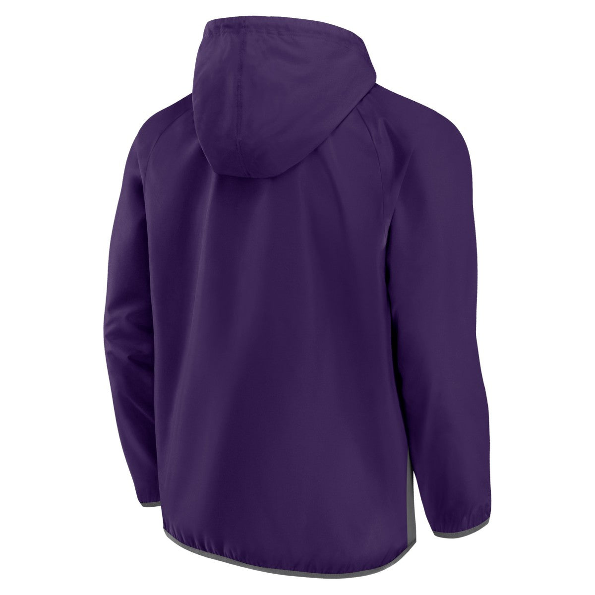 Phoenix Suns Anorak Flagrant Foul Color-Block Raglan Hoodie Half-Zip Jacket Purple/Gray - Fanatics