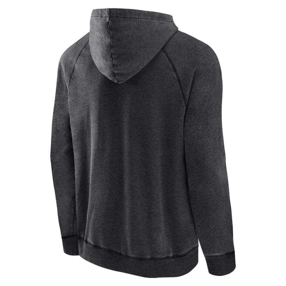 Miami Heat Foul Trouble Snow Wash Raglan Pullover Hoodie Heather Charcoal - Fanatics
