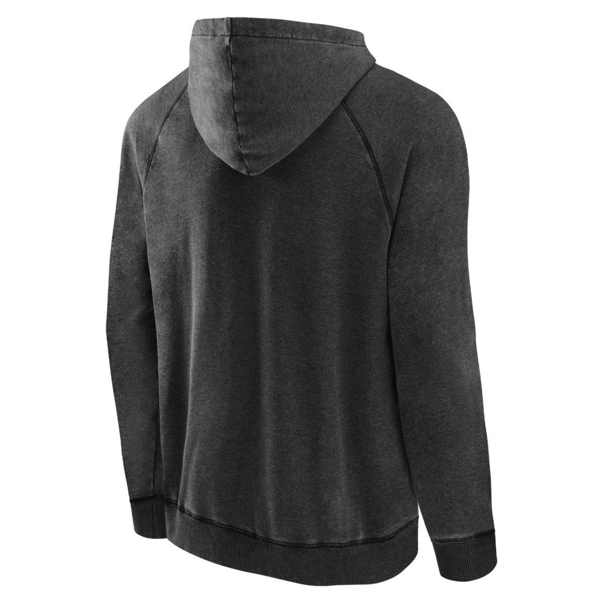 Utah Jazz Foul Trouble Snow Wash Raglan Pullover Hoodie Heather Charcoal - Fanatics