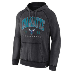 Charlotte Hornets Foul Trouble Snow Wash Raglan Pullover Hoodie Heather Charcoal - Fanatics outlet