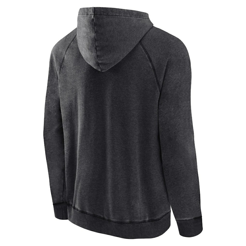 Phoenix Suns Foul Trouble Snow Wash Raglan Pullover Hoodie Heather Charcoal - Fanatics
