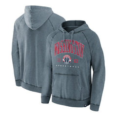 Washington Wizards Foul Trouble Snow Wash Raglan Pullover Hoodie Heather Navy - Fanatics