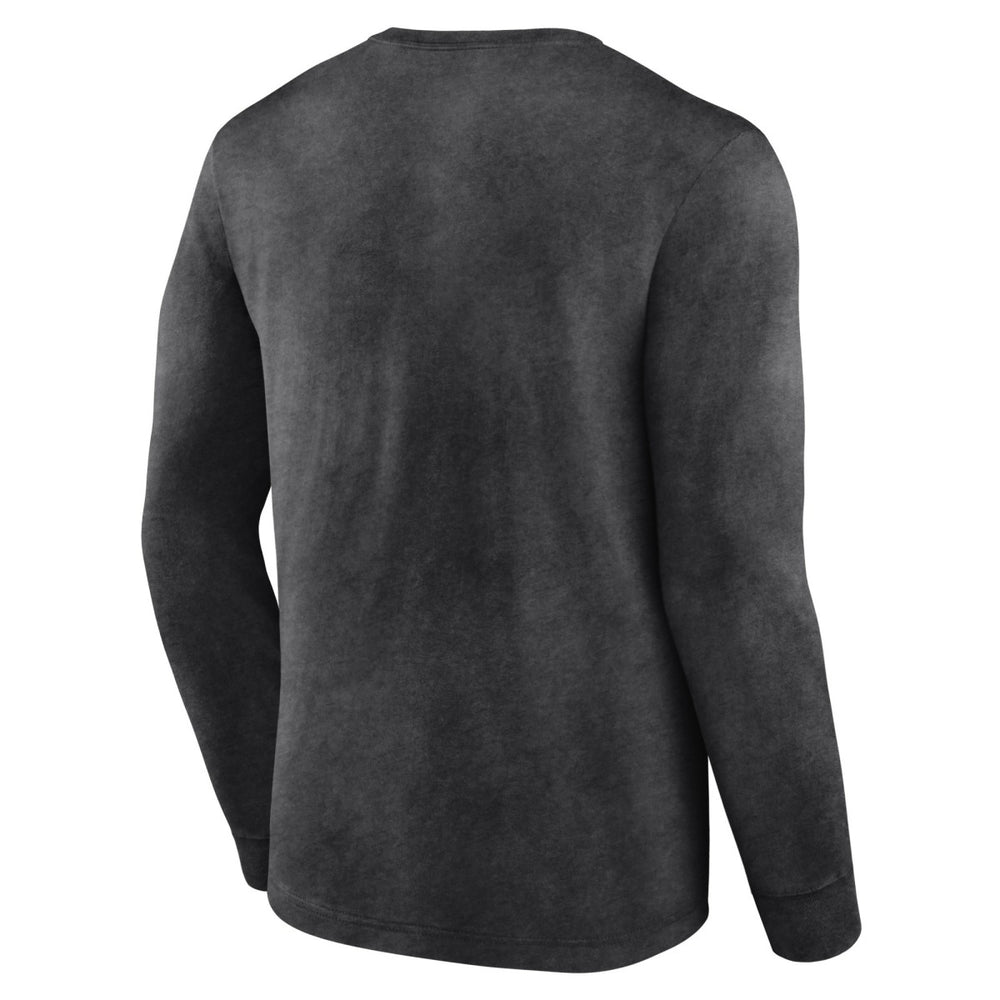 Milwaukee Bucks Front Court Press Snow Wash Long Sleeve T-Shirt Heather Charcoal - Fanatics