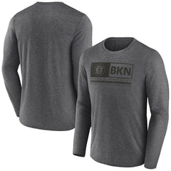 Brooklyn Nets Three-Point Play T-Shirt Heather Charcoal - Fanatics