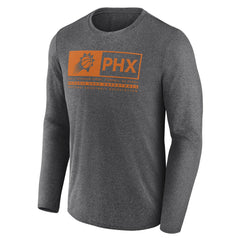 Phoenix Suns Three-Point Play T-Shirt Heather Charcoal - Fanatics