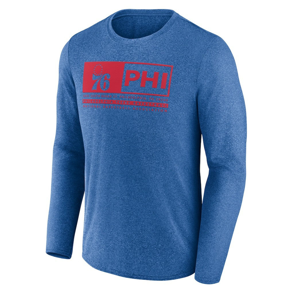 Philadelphia 76ers Three-Point Play T-Shirt Heather Royal - Fanatics