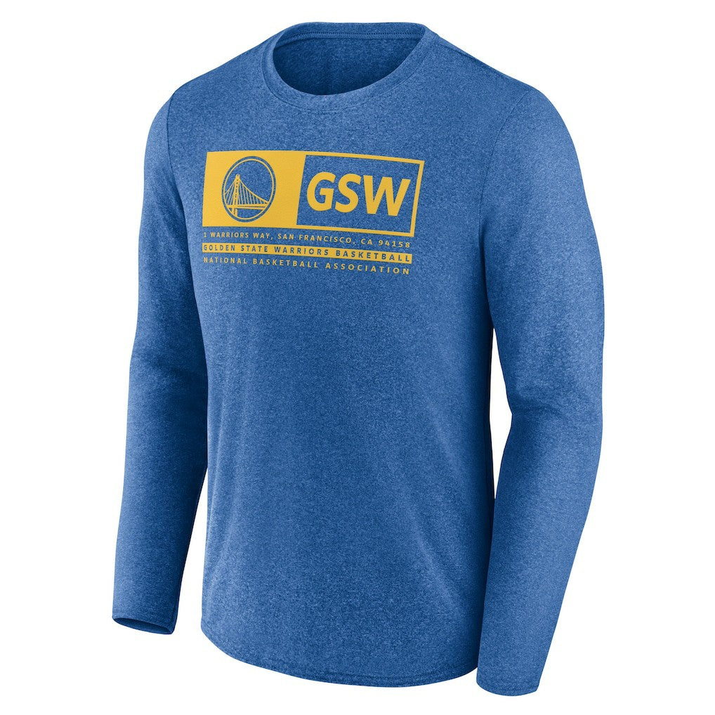 Golden State Warriors Three-Point Play T-Shirt Heather Royal - Fanatics outlet