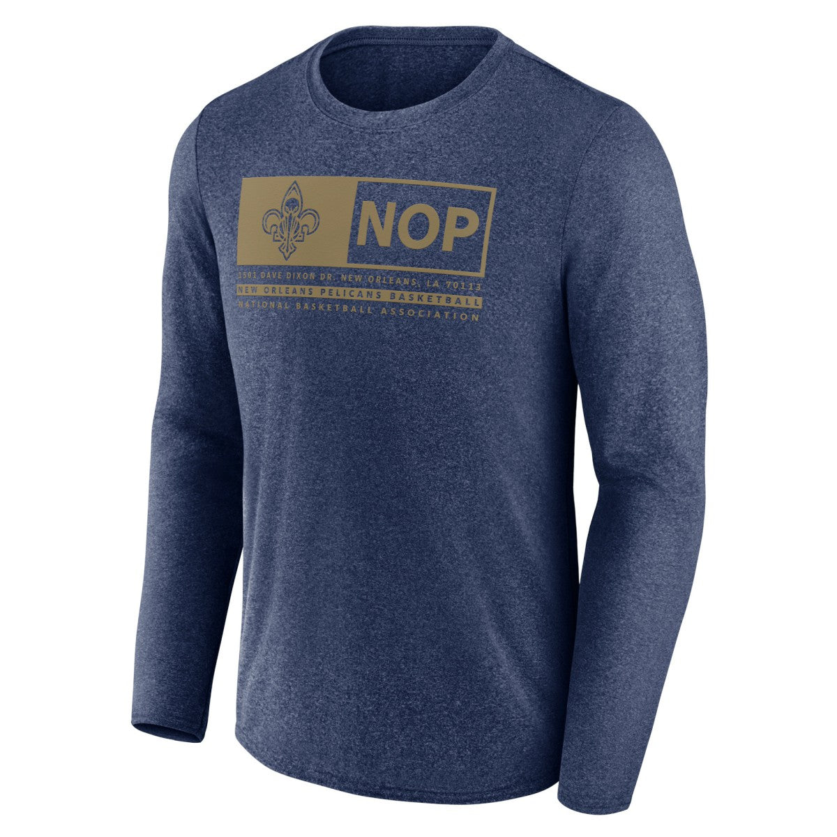 New Orleans Pelicans Three-Point Play T-Shirt Heather Navy - Fanatics