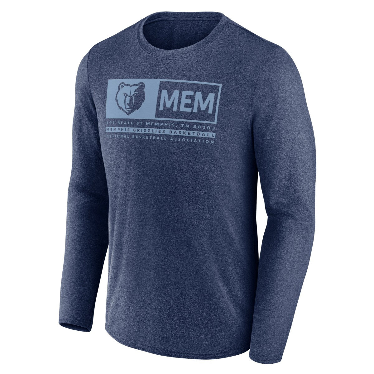 Memphis Grizzlies Three-Point Play T-Shirt Heather Navy - Fanatics outlet