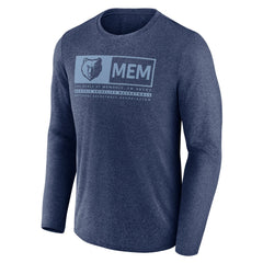 Memphis Grizzlies Three-Point Play T-Shirt Heather Navy - Fanatics outlet