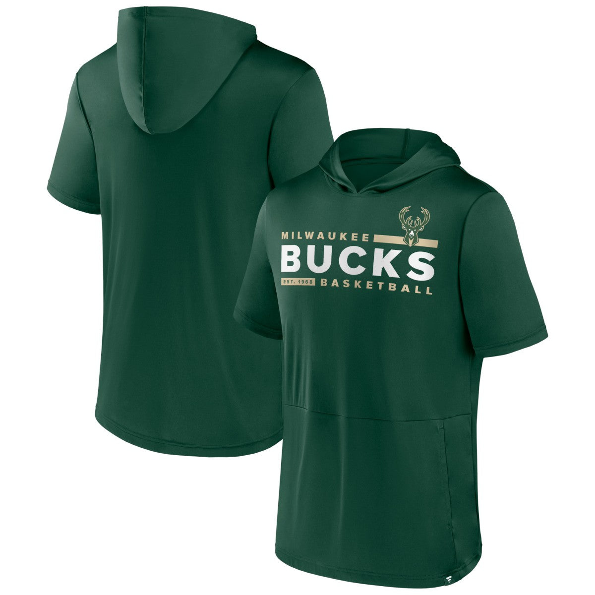 Milwaukee Bucks Possession Hoodie T-Shirt Hunter Green - Fanatics
