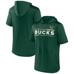 Milwaukee Bucks Possession Hoodie T-Shirt Hunter Green - Fanatics