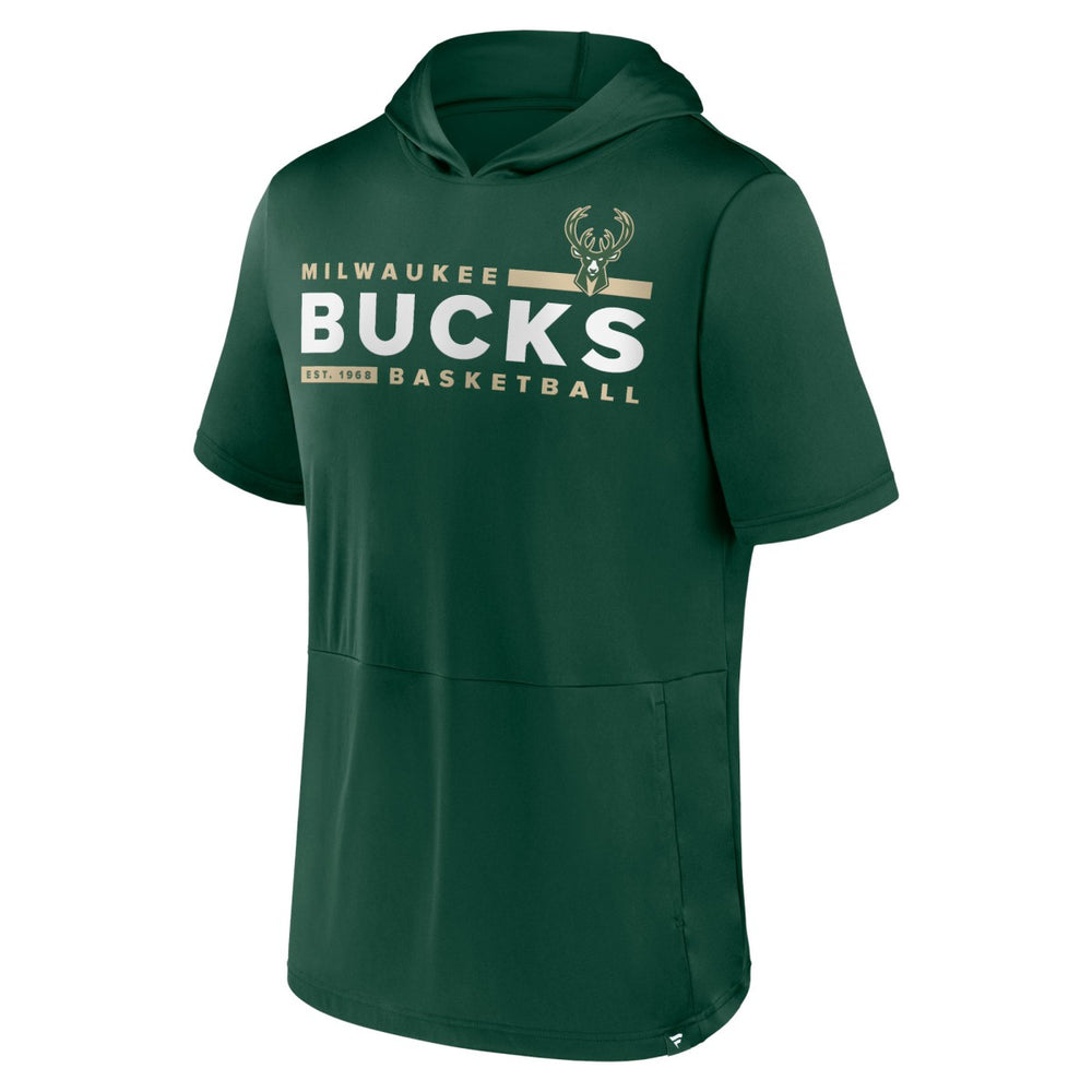 Milwaukee Bucks Possession Hoodie T-Shirt Hunter Green - Fanatics