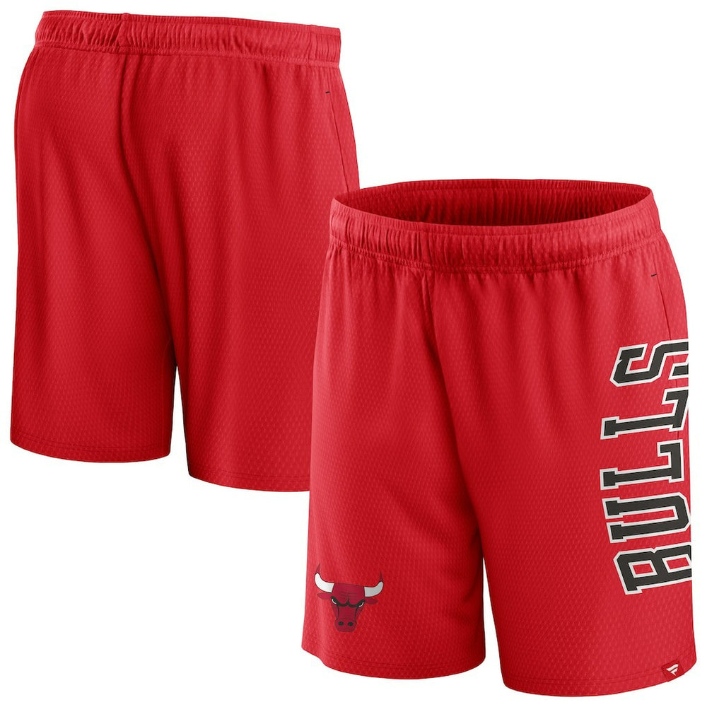 Chicago Bulls Post Up Mesh Shorts Red - Fanatics