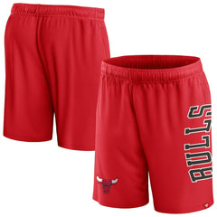 Chicago Bulls Post Up Mesh Shorts Red - Fanatics