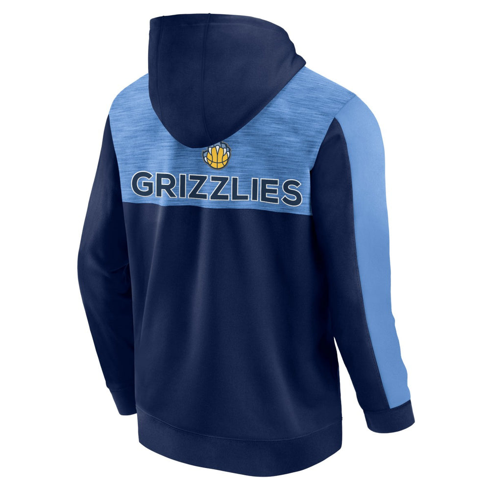 Memphis Grizzlies Rainbow Shot Full-Zip Hoodie Navy - Fanatics
